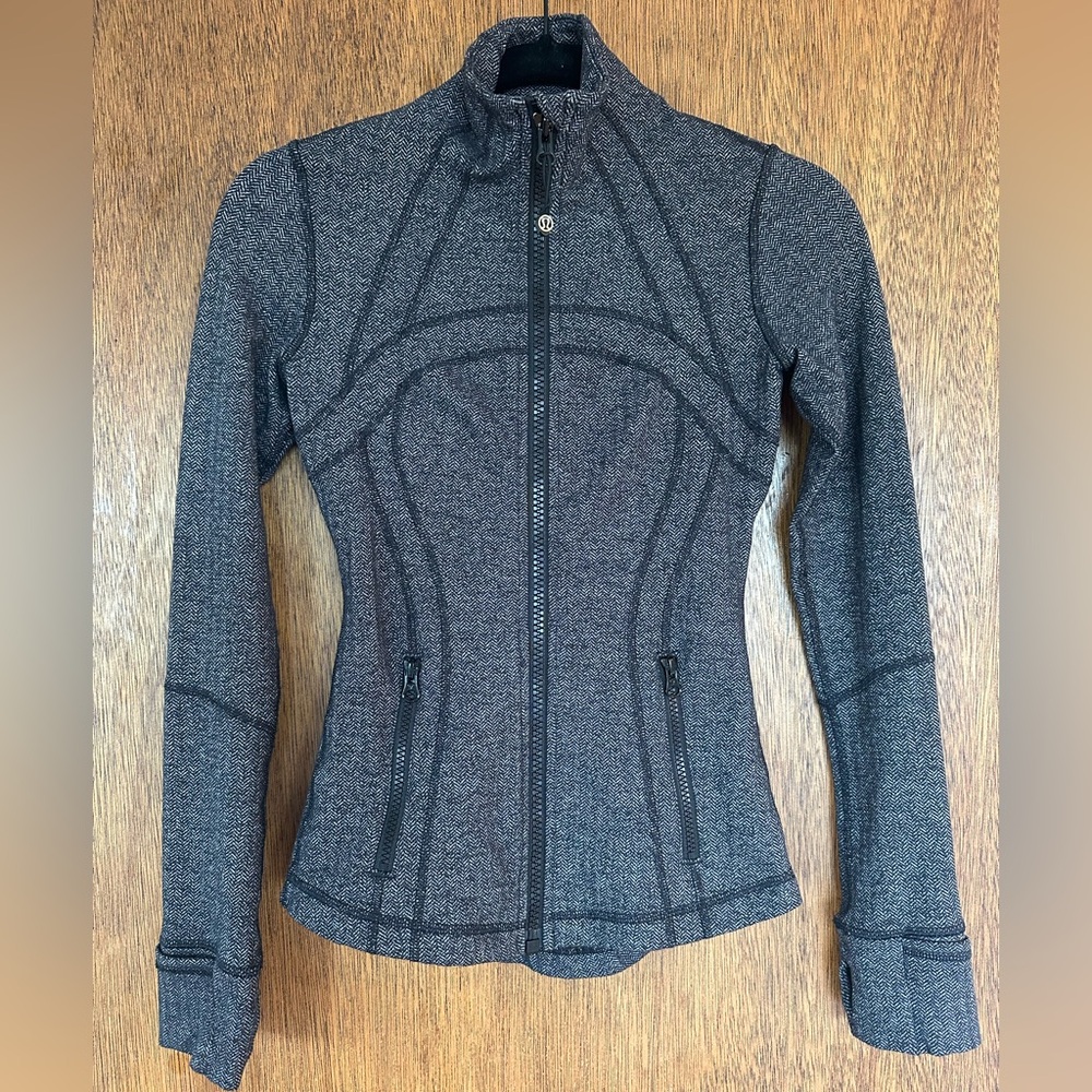 Lululemon Define Jacket Gray Black Size 2
